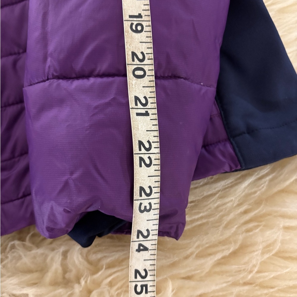 Columbia Purple Powder Pillow Hybrid Insulated Water Resistant Mobility Jacket - Picture 5 of 8